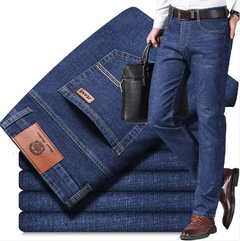 Men’s Loose Fit Straight-Leg Jeans – Relaxed Everyday Denim