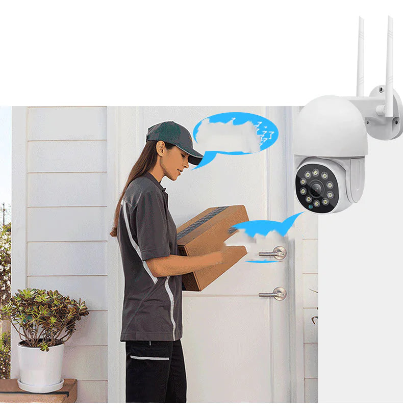 Webcam sans fil HD à vision nocturne – Surveillance vocale et détection de mouvement
