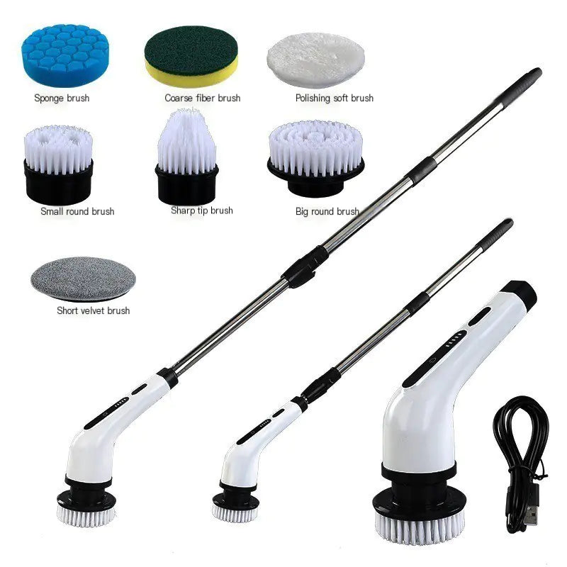 Multifunctional Electric Cleaning Brush – Bathroom & Kitchen Tool