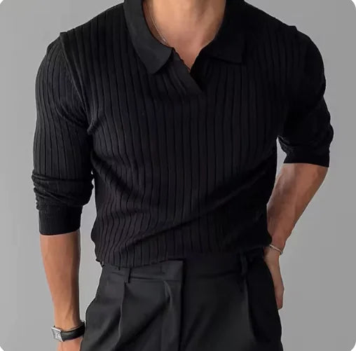 Men’s Y2K Streetwear Long Sleeve Tee – Slim Fit & Casual Style.