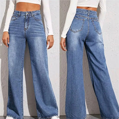 Women’s Loose & Baggy Fit Jeans – Relaxed and trendy wide-leg denim offering comfort, casual style, and a modern streetwear look.
