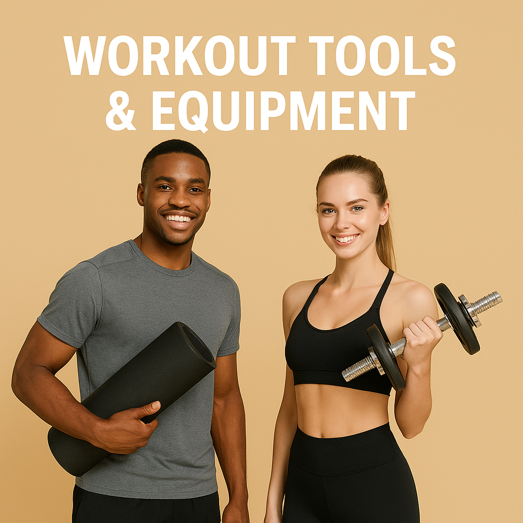 Workout Tools & Equipment – Fitness gear, resistance bands, weights, and exercise accessories designed to support strength training, cardio, and home workouts.