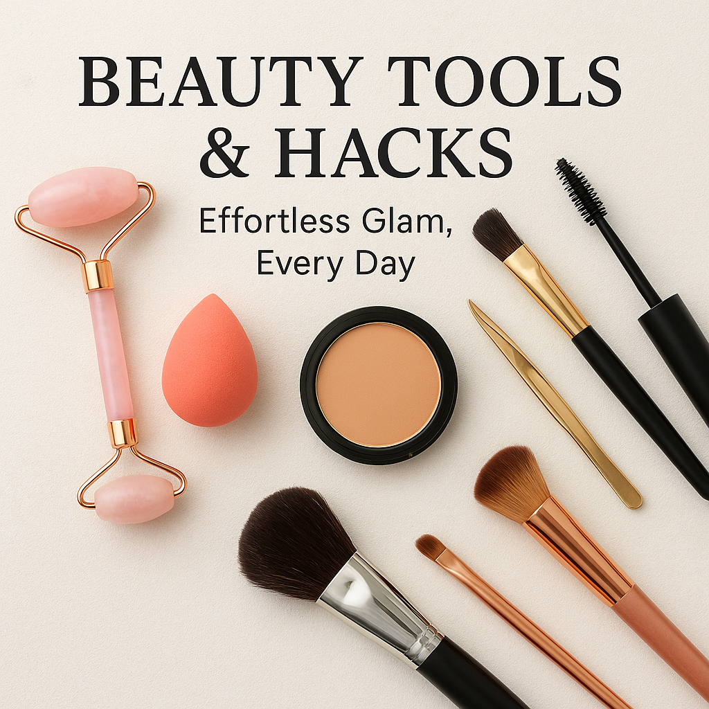 Beauty Tools & Hacks – Skincare tools, makeup accessories, and beauty gadgets designed to simplify routines and enhance everyday glam with ease.
