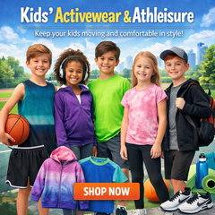 kids activewear  kids athleisure clothing  kids sportswear  kids casual wear  kids loungewear  kids outfit sets  boys and girls activewear