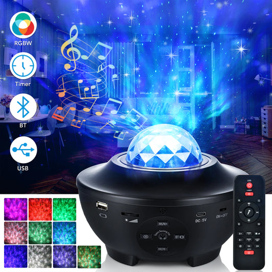 Black Galaxy Projector – 360° Starry Sky Light with Nebula Effects | 30% Off + Free Worldwide Shipping