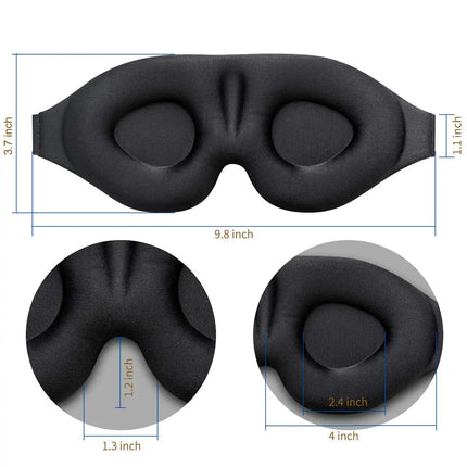 Contoured Sleep Eye Mask – Light Blocking & Ultra-Comfort Fit