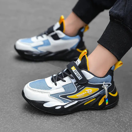 Kids Breathable Mesh Sneakers – Lightweight Non-Slip Active Shoes