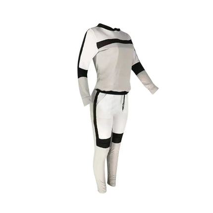 Women’s GrayTracksuit Set – Casual Sweater & Pencil Pants | Chic Lounge & Streetwear Outfit