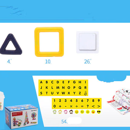 Magnetic Building Blocks Set – Educational STEM Toy for Early Learning
