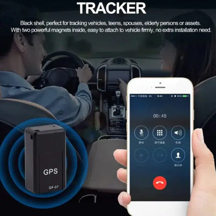 Magnetic Mini GPS Tracker – Real-Time Vehicle Locator with Audio