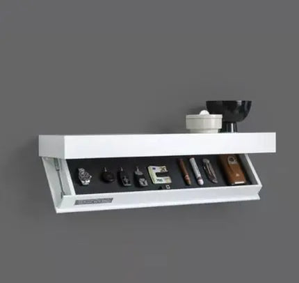 Secret Storage Wall Shelf – Hidden Compartment Designer Shelf
