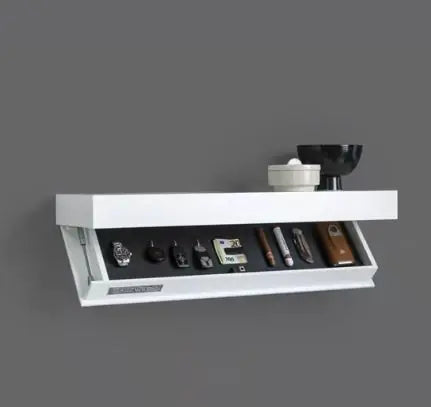 Secret Storage Wall Shelf – Hidden Compartment Designer Shelf