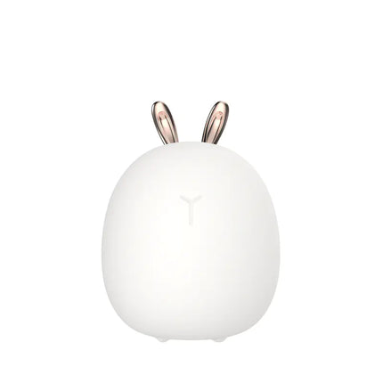 Lampe LED tactile créative en forme de lapin – Veilleuse mignonne avec bois en silicone | 30 % de réduction + Livraison gratuite dans le monde entier
