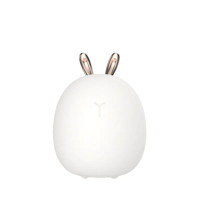 Creative Rabbit LED Touch Lamp – Cute Night Light with Silicone Antlers