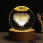 (Love cloud 6CM) / (Solid Wood Lamp Holder)