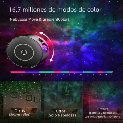 “Smart Control Laser Star Projector Night Light – App & Wi-Fi Enabled”