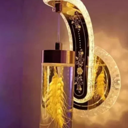 Modern LED wall lamp with acrylic and aluminum minimalist design