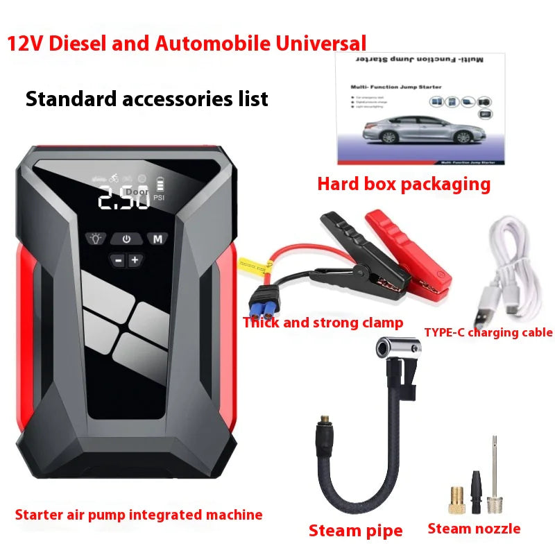 J16 All-in-One 39800mAh 12V Auto Starting Device – 1600A Peak Power Bank