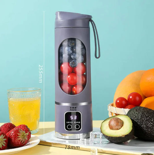 Portable Smoothie Blender Bottle – Rechargeable & Travel-Friendly