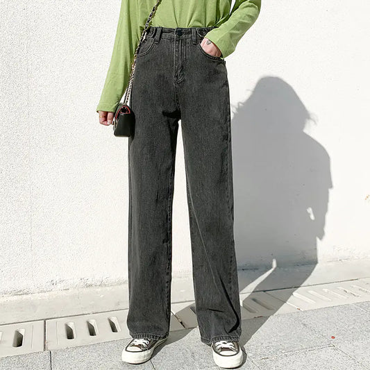 High Waist Wide Leg Jeans for Women – Loose Fit Cotton Denim | 30% Off + Free Global Shipping
