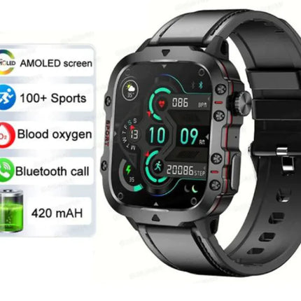Smart Bluetooth Watch – Heart Rate, Sleep Tracking & Smart Notifications