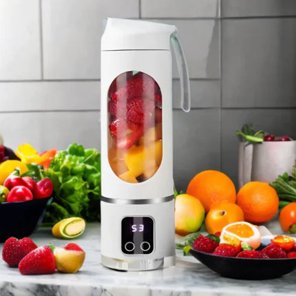 Portable Smoothie Blender Bottle – Rechargeable & Travel-Friendly