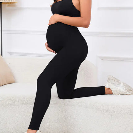 Maternity Tummy Control Sports Leggings – Supportive, Stretchy & Stylish Comfort