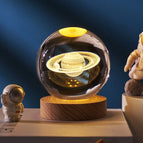 (Saturn 6CM) / (Solid Wood Lamp Holder)
