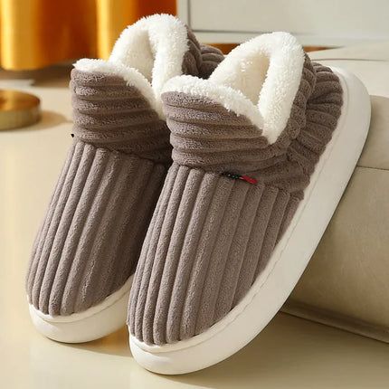 Men's & Women's Fleece Plush Cotton Slippers