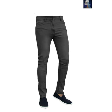 Stretch Skinny Slim-Fit Jeans – Classic Mid-Waist Denim