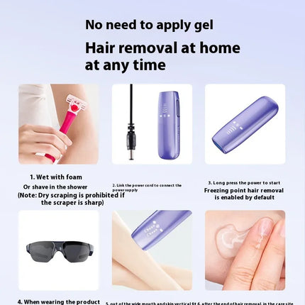 Painless IPL Hair Removal Device – Ice Cooling Technology™