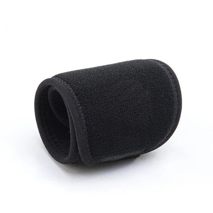 Black neoprene wrist support brace with velcro closure for joint pain relief and stability