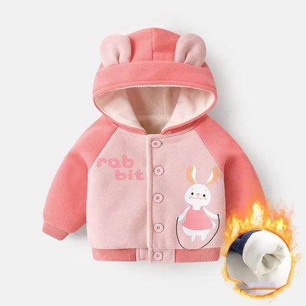 Cozy Baby Hooded Jacket – Warm & Stylish Outerwear for Boys & Girls
