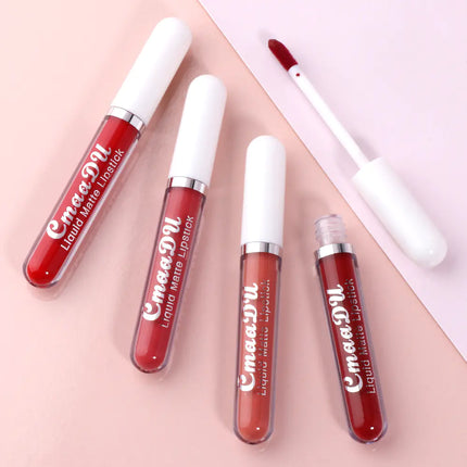 18-Color Velvet Matte Lip Gloss – Long-Lasting Liquid Lipstick