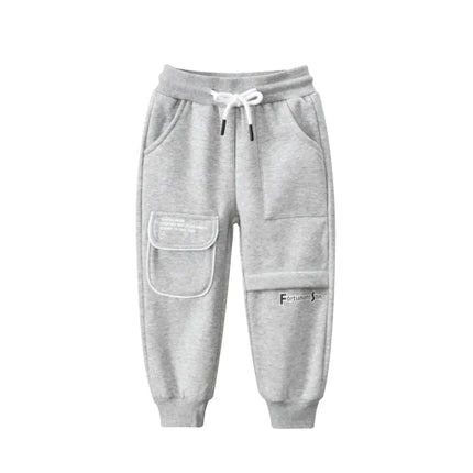 Kids Cozy Cotton Sweatpants – Warm Leisure Pants for Boys & Girls