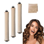 3 Beige Silk Scarves