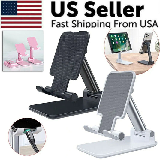 Support réglable pour téléphone portable et tablette – Support de bureau pour iPhone, iPad et plus