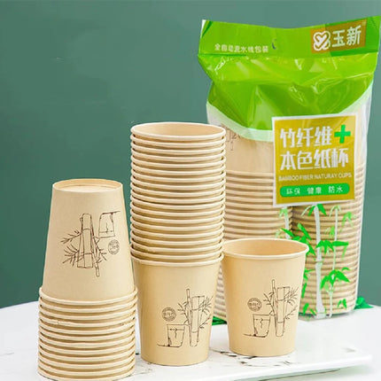 Eco-Friendly Bamboo Fiber Cups – Biodegradable & Durable Drinkware for Hot & Cold Beverages