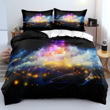 Celestial Dreams Galaxy Bedding Set – Luxury Starry Night Comfort
