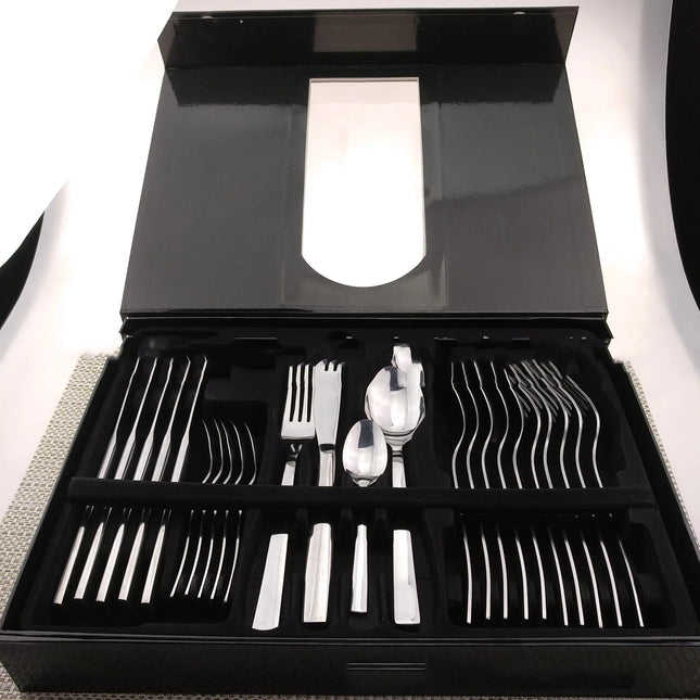 Stainless Steel Western Cutlery Set –  Modern Flatware (Gold / Silver) | Elegant Dining Utensil Set