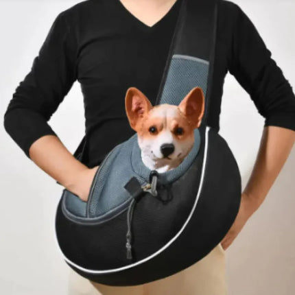 Pet Carrier Bag for Dogs & Cats – Soft-Sided Travel Tote with Ventilation & Washable Mat