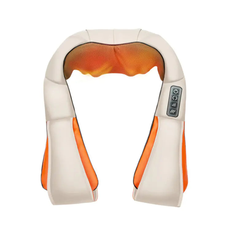 Multifunctional Electric Neck and Shoulder Massager – Infrared Heating with 8 Massage Nodes (Home & Car Use) Free Shipping