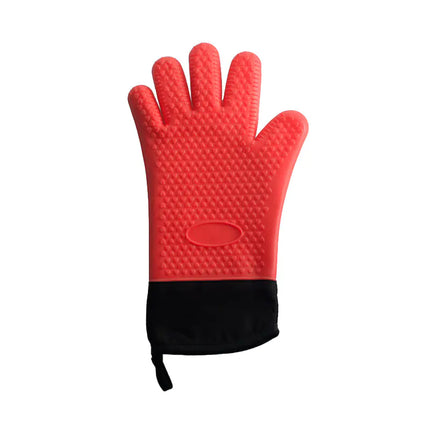 Heat-Resistant Grilling Gloves – Silicone BBQ & Oven Cooking Gloves