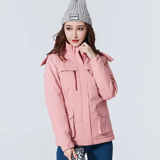 “Black smart heated storm jacket USB rechargeable waterproof winter coat”

“Red waterproof heated jacket with reflective safety details”

“Rose red women’s heated storm jacket windproof outdoor style”

“Pink USB rechargeable heated winter coat for outdoor adventures”

“Unisex heated jacket waterproof windproof design M–5XL”