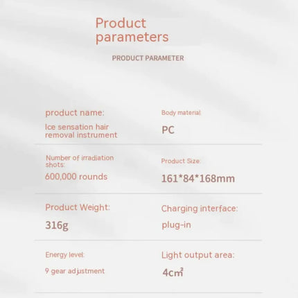 Painless Laser Hair Removal Device – Unisex, Full-Body Hair Remover