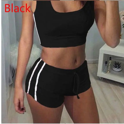 Women’s Yoga Set & Activewear Outfit – Stretch Cotton Gym & Casual Wear