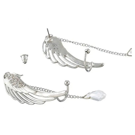 Kyushu Sky City Angel Wing Earrings – Elegant Sparkle for Parties, Dates & Special Occasions