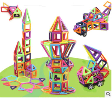 Magnetic Building Blocks Set – Educational STEM Toy for Early Learning