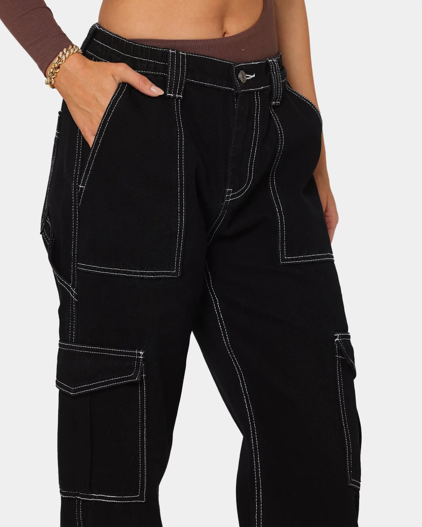 High Waist Baggy Wide Leg Workwear Pants for Women – Relaxed Fit Trousers | Gift for Her
