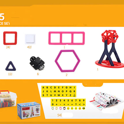 Magnetic Building Blocks Set – Educational STEM Toy for Early Learning